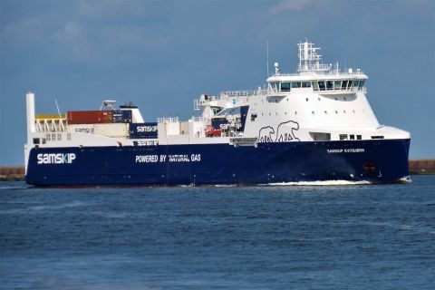 SAMSKIP KVITBJORN in IJmuiden, 6 mei 2021