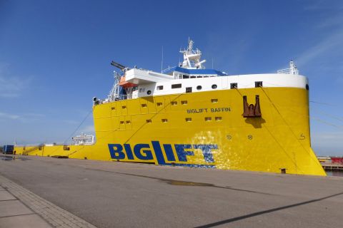 BIGLIFT BAFFIN in IJmuiden, 18 mei 2021