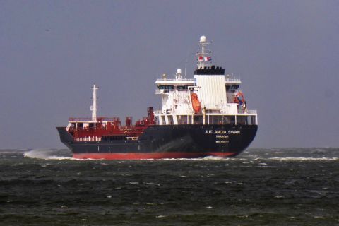 JUTLANDIA SWAN in IJmuiden, 21 mei 2021