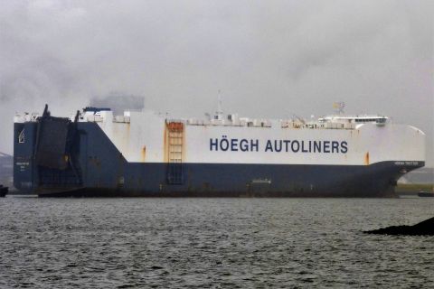 HOEGH TROTTER in IJmuiden, 27 mei 2021