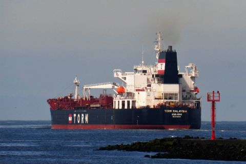 TORM MALAYSIA in IJmuiden, 28 mei 2021