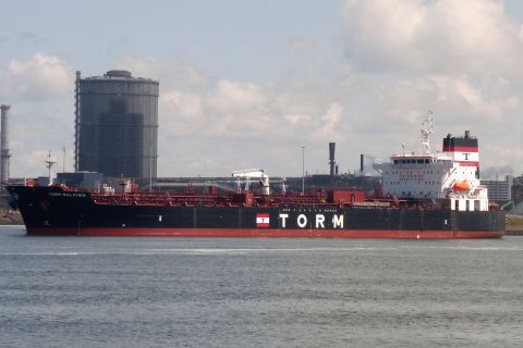 TORM MALAYSIA in IJmuiden, 28 mei 2021