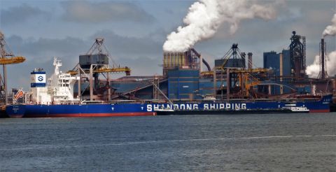 SHANDONG DE YU in IJmuiden, 9 jul 2021