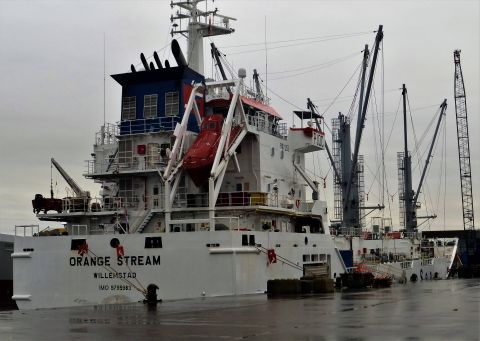 ORANGE STREAM in IJmuiden, 3 okt 2021