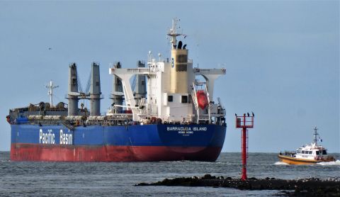 BARRACUDA ISLAND in IJmuiden, 16 okt 2021