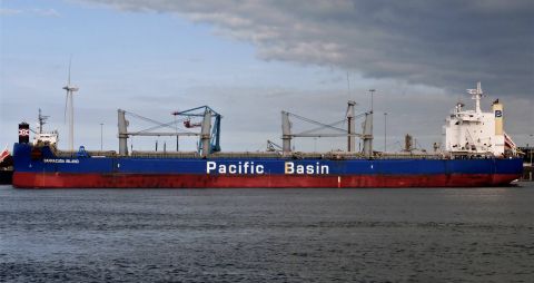BARRACUDA ISLAND in IJmuiden, 16 okt 2021