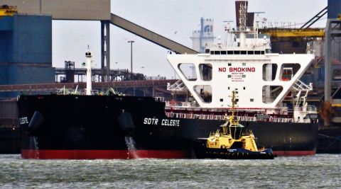 SDTR CELESTE in IJmuiden, 2 jan 2022