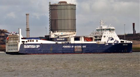 SAMSKIP KVITNOS in IJmuiden, 7 jan 2022