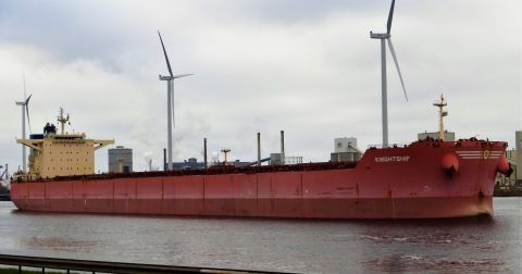 KNIGHTSHIP in IJmuiden, 14 jan 2022