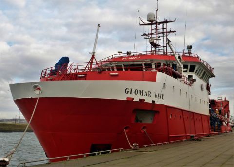 GLOMAR WAVE in IJmuiden, 27 jan 2022
