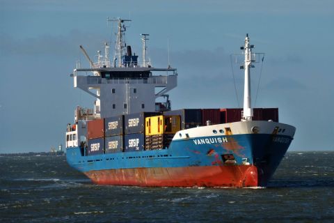 VANQUISH in IJmuiden, 7 feb 2022