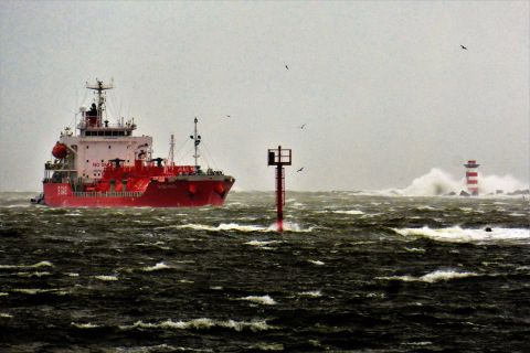 B GAS MAUD in IJmuiden, 21 feb 2022