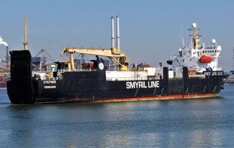 EYSTNES in IJmuiden, 9 mrt 2022