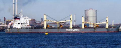 GISELA OLDENDORFF in IJmuiden, 14 mrt 2022