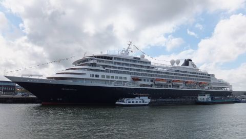 Prinsendam in IJmuiden, 20 mei 2015