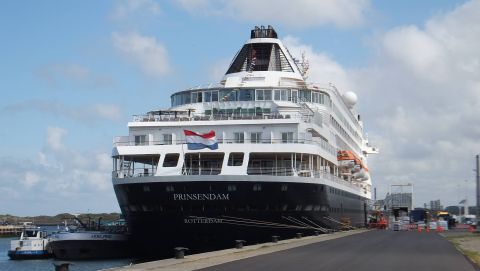 Prinsendam in IJmuiden, 20 mei 2015
