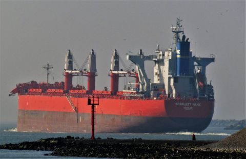SCARLETT MANX in IJmuiden, 25 mrt 2022