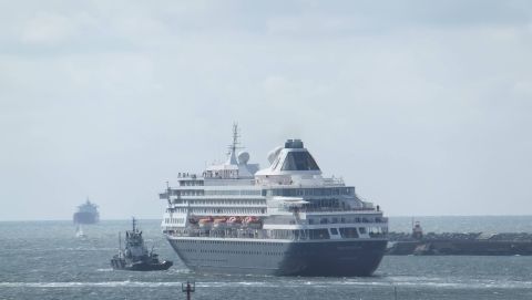 Prinsendam in IJmuiden, 20 mei 2015