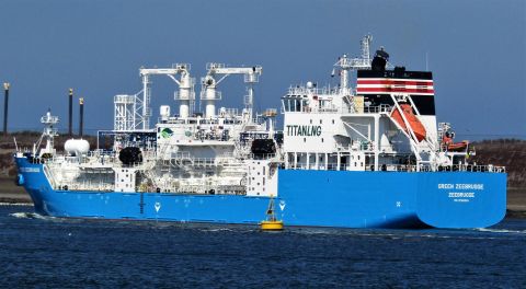 GREEN ZEEBRUGGE in IJmuiden, 16 apr 2022