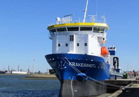 KRAKESANDT in IJmuiden, 20 apr 2022
