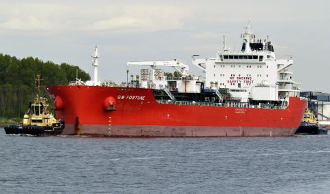 GW FORTUNE in IJmuiden, 4 mei 2022