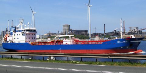 STELLA ORION in IJmuiden, 9 mei 2022