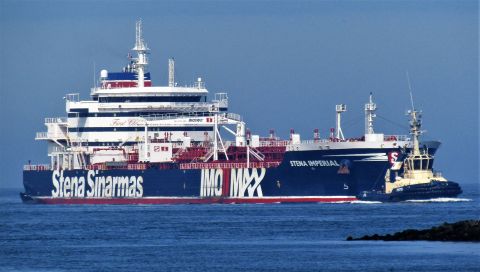 STENA IMPERIAL in IJmuiden, 18 mei 2022