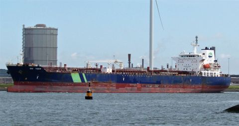 BW TIGER in IJmuiden, 21 mei 2022