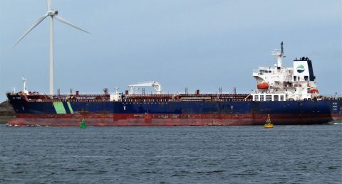 BW TIGER in IJmuiden, 21 mei 2022