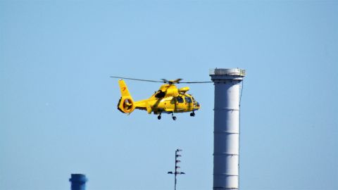 Loodsen-helicopter in IJmuiden, 3 jun 2022