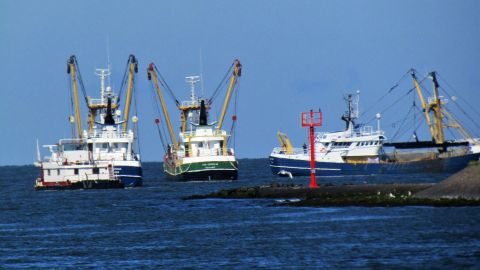 Blokkade Vissers In IJmuiden 04-07-22 in IJmuiden, 4 jul 2022