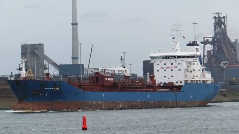 BRO NYBORG in IJmuiden, 24 mei 2015
