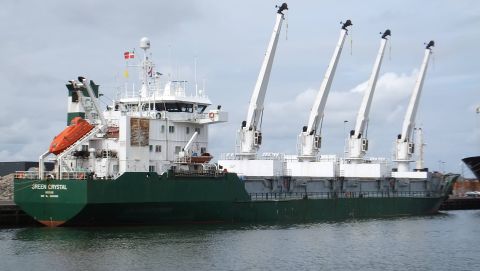 GREEN CRYSTAL in IJmuiden, 25 mei 2015