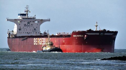 BERGE HOVERLA in IJmuiden, 5 okt 2022