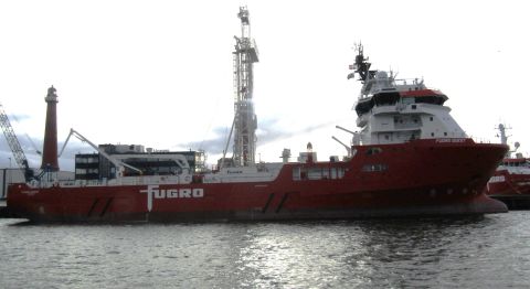 FUGRO QUEST in IJmuiden, 7 dec 2022