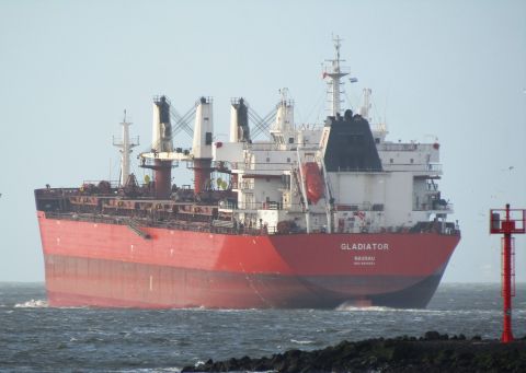 GLADIATOR in IJmuiden, 11 jan 2023