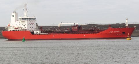 STEN TRITON in IJmuiden, 11 feb 2023
