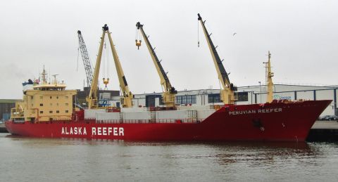 PERUVIAN REEFER in IJmuiden, 29 mrt 2023