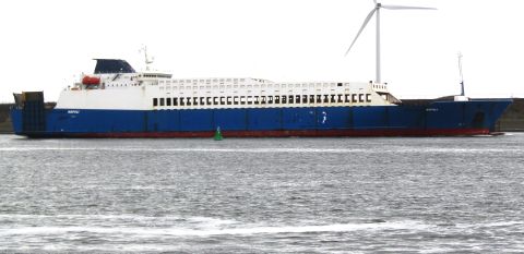NAPOLI in IJmuiden, 7 apr 2023