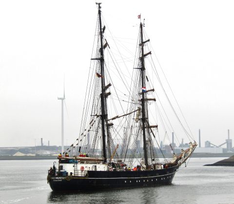 ROALD AMUNDSEN in IJmuiden, 9 apr 2023