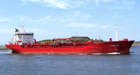 CHRISTINA in IJmuiden, 19 mei 2023