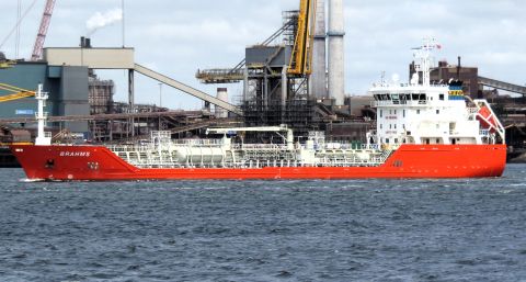 BRAHMS (tanker) in IJmuiden, 26 jun 2023