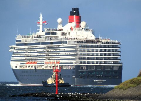 Queen Victoria in IJmuiden, 18 sep 2023