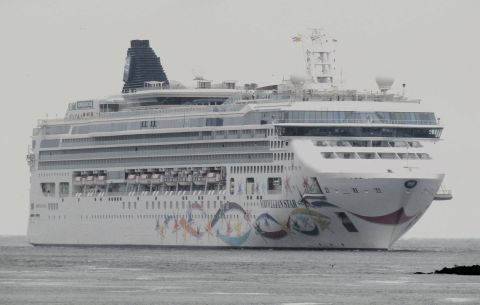 NORWEGIAN STAR in IJmuiden, 24 okt 2023