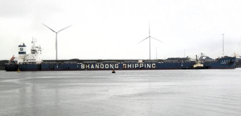 SHANDONG DE YUN in IJmuiden, 27 okt 2023