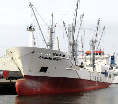 ORANGE SPIRIT in IJmuiden, 22 nov 2023