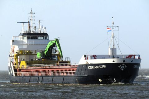 KJERVAAGSUND in IJmuiden, 22 jan 2024