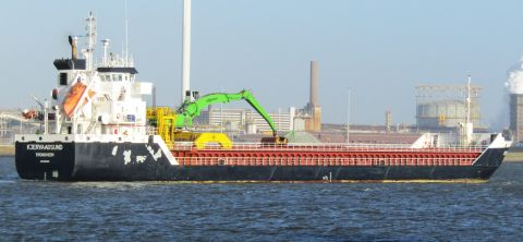KJERVAAGSUND in IJmuiden, 22 jan 2024
