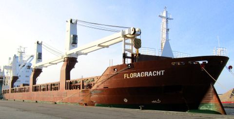 FLORAGRACHT in IJmuiden, 24 jan 2024