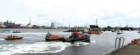 KNRM 200 Jarig Bestaan 23-05-224 in IJmuiden, 23 mei 2024